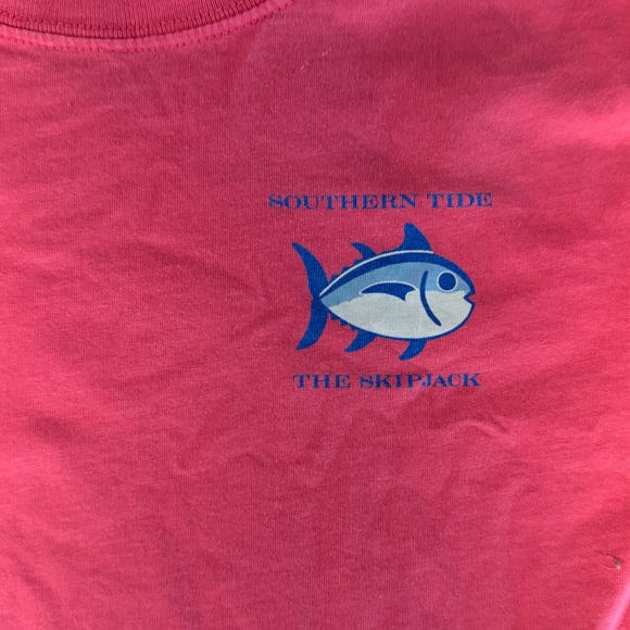 Southern Tide T-shirt, youth Medium, coral - Picture 4 of 4